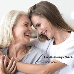 Your Always Charm Mother Daughter Necklace CZ Heart Necklaces Gifts for Mothers Day Necklaces Mom and Daughter Necklace