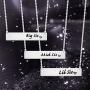 MAOFAED Big Middle Little Sister Necklaces Bar Necklace Gift for Sister Family Love Necklace