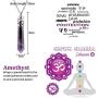 OCARLY Natural Gemstone Point Hexagonal Pendant Energy Pendulum Necklace Healing Crystal Chakra Jewelry