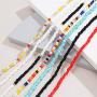Edary Boho Choker Necklace Multicolor Layered Necklaces Multi Layer Chokers Jewelry for Women(Set of 7)