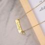 SUNSH God is Greater Than The Highs and Lows Pendant Necklaces for Women Teen Girls Coordinates Specific Bar Necklace Religious Best Friend Girlfriend Wife Mother Daughter Lover Jewelry Gifts Gold