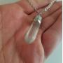LED Light up Crystal Pendant Necklace - Glow crystal jewelry Necklace (multicolor)