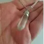 LED Light up Crystal Pendant Necklace - Glow crystal jewelry Necklace (multicolor)
