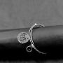 Charms Faith Over Fear Cross Bangles Mustard Seed Pendant Inspirational Stainless Expandable Wire Bracelets ZY023