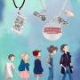 KESOCORAY Stranger Things Charm Necklace Eleven Alphabet Light Demogorgon Halloween Cosplay Movie Jewelry Stylish Silver Collection for Fans