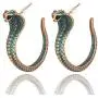 Boho Ethnic Cobra Snake Dangle Drop Earrings for Women Party Aniaml Earrings Hanging Hook Jewelry