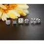 Jstyle Halo Cubic Zirconia Stud Earrings for Women Clear CZ Round Square Stud Earrings Set Ear Jewelry Jstyle Halo Cubic Zirconia Stud Earrings for Women Clear CZ Round Square Stud Earrings Set Ear Jewelry