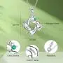 Personalized Necklace for Mother with 1-6 Name Custom Baby Feet Pendant Necklace for Mom with Simulated Birthstone Family Jewelry for Mom Personalized Necklace for Mother with 1-6 Name Custom Baby Feet Pendant Necklace for Mom with Simulated Birthstone Family Jewelry for Mom