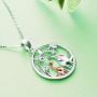 Bbrand 925 Sterling Silver Cat,Panda,Dinosaur,Owl Pendant Necklace Jewelry Gifts for Women