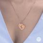 MyNameNecklace Custom Baby Feet Pendant Made with Swarovski Crystals-Personalized Made Jewelry