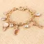 Giwotu Womens Fashion Rare Charm Opal Scissors Combs Bracelets for Women Bangle Cuff Rose Gold Silver Bracelets Bangles Jewelry