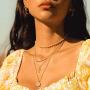 Mevecco Coptic Ankh Cross Necklace Women Men 18K Gold Plated Key to Life Ankh Cross Charm Pendant Necklace Religious Ancient Egyptian Symbol of Protection Faith Cross Pendant Gift for Her