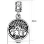 JMQJewelry Tree of Life Family Birthstone Dangle Charms for Bracelets Mothers Fathers Grandmas Day