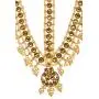 Bindhani Indian Bollywood Style Wedding Gold Plated Maang Tikka Bridal Bahubali Matha Patti Traditional Mang Tika Jewellery Damini Bridesmaid Hair Accessories Head Jewelry for Women
