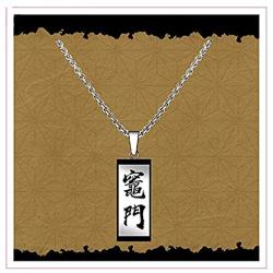 Ajpicture Demon Anime Kamado Tanjirou Same Paragraph Necklace Pendant Choker Accessories Anime Fans Gift