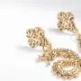 Rambling Rose Fashion Snake Drop Earrings for Women Men Gold Color Crystal Alloy Statement Exaggerated Earrings Animal Jewelry