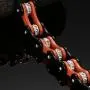 BEMI Cool Style Gothic 10MM Wide Bike Motorcycle Chain Polished Stainless Steel Link Bracelet for Men