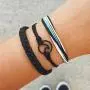 Vsco Wave Bracelet Charm Handmade Braided Wax Rope Wave Bracelet Adjustable Waterproof String Strand Wrap for Women Girls Summer Beach Jewelry Set Vsco Wave Bracelet Charm Handmade Braided Wax Rope Wave Bracelet Adjustable Waterproof String Strand Wrap for Women Girls Summer Beach Jewelry Set