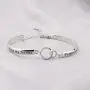 POTIY Nonna Jewelry Grandma Gifts Nonna Bracelet First My Nonna Forever My Friend Best Grandma Gifts Mom Granddaughter Mothers Day Jewelry Birthday Gift for Grandma