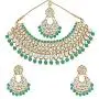 MUCH-MORE Indian Bollywood Bridal Choker Necklace Gold Plated Party Wear Ethnic Wedding Jewelry Set for Women MUCH-MORE Indian Bollywood Bridal Choker Necklace Gold Plated Party Wear Ethnic Wedding Jewelry Set for Women