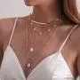 fxmimior Gold Pearls Pendant Layering Choker Necklaces Long Y Necklace Chain Jewelry for Women and Girls Tier 5 fxmimior Gold Pearls Pendant Layering Choker Necklaces Long Y Necklace Chain Jewelry for Women and Girls Tier 5