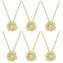 DHQH I Couldnt Tie The Knot Without You Love Knot Bridesmaids Necklace 14K Gold Plated Knot Necklaces Bridesmaid Proposal Gift Set of 1/6
