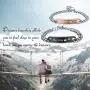 LOYALLOOK 6Pcs Couples Necklaces Bracelets Matching Set for Him and Her, His Queen Her King Pendant Necklace His & Hers Bracelets King and Queen Jewelry Gifts for Lover