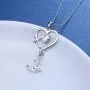 S925 Sterling Silver Faith Hope Love Heart Cross Anchor Vintage Pendant Necklace Ring Jewelry Set S925 Sterling Silver Faith Hope Love Heart Cross Anchor Vintage Pendant Necklace Ring Jewelry Set