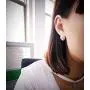 MANZHEN Baseball Softball Crystal Enamel Dangle Earrings Bling Sport Ball Earring Jewelry for Girls MANZHEN Baseball Softball Crystal Enamel Dangle Earrings Bling Sport Ball Earring Jewelry for Girls