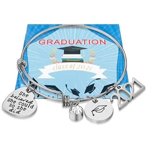 Class of 2021 Graduation Bracelet Inspirational Graduation Gifts for Her, College Senior Bracelet, Graduation Jewelry Class of 2021 Graduation Bracelet Inspirational Graduation Gifts for Her, College Senior Bracelet, Graduation Jewelry