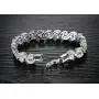 Herinos Women Platinum Plated Cubic Zirconia Tennis Bracelets Wedding Bridal Crystal Bangle Herinos Women Platinum Plated Cubic Zirconia Tennis Bracelets Wedding Bridal Crystal Bangle