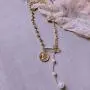 Lem Trend Gold Layered Necklace 14K Gold Plated Dainty Coin Necklaces Adjustable Multilayer Vintage Choker Jewelry for Women Girls 3Pcs