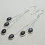 Labradorite Earrings Long Earrings, 925 Sterling Silver Earrings Womens Jewelry Party Birthday Mothers Gift 3'' Labradorite Earrings Long Earrings, 925 Sterling Silver Earrings Womens Jewelry Party Birthday Mothers Gift 3''