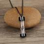 PiercingJ Personalized Custom Time Memory Hourglass Glass Pendant Cremation Necklace Stainless Steel Urn Necklace for Ashes Eternal Infinity Cremation Keepsake Memorial Jewelry