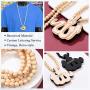 FaithHeart Muslim Allah Necklace Wooden Bead Chain Pendant Jewelry for Women Mens Moslem Necklaces Charms Decoration