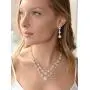 Mariell Gold Two-Row Rhinestone Crystal Necklace and Earrings Set - Prom, Brides and Bridesmaids Jewelry Mariell Gold Two-Row Rhinestone Crystal Necklace and Earrings Set - Prom, Brides and Bridesmaids Jewelry