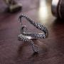 NanMuc Women Girls Adjustable Octopus Punk Antique Style Octopus Tentacle Ring Unisex Devilfish Open Ring Jewelry Gift