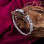 Skyrim Fashion Indian Wolf Viking Wristband Cuff Bracelet for Men and Women