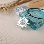 RUIZHEN Silver Supernatural Star Pentacle Pentagram Sun Pendant Men Necklace Wicca Pagan Jewelry Leather Rope Chain