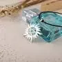 RUIZHEN Silver Supernatural Star Pentacle Pentagram Sun Pendant Men Necklace Wicca Pagan Jewelry Leather Rope Chain
