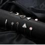 CASSIECA 20PCS Multiple Layered Stackable Bracelet Set for Women Open Cuff Wrap Bangle Bracelet Jewelry Adjustable
