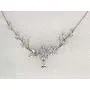 Faship Gorgeous CZ Crystal Floral Necklace Earrings Set Faship Gorgeous CZ Crystal Floral Necklace Earrings Set