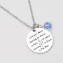 De&ai Christmas Birthday Inspirational Jewelry, Motivational Necklace for Best Friends Women Girls