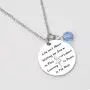 De&ai Christmas Birthday Inspirational Jewelry, Motivational Necklace for Best Friends Women Girls