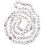 MGR MY GEMS ROCK! 36 Inch 7-8MM Matte Finnish Genuine Semi-Precious Stone Endless Infinity Long Beaded Strand Necklace.