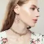 16 Pairs Thanksgiving Fall Faux Leather Earrings Maple Leaves Turkey Teardrop Dangle Earrings Women Autumn Jewelry Accessory