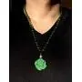 Green Jade Stabilized Turquoise Rose Pendant 26'' Necklace Bead Carved Long Large Boho Chain Genuine Certified Grade A Jadeite Hand Crafted, Jade Medallion, Rose Necklace Green Jade Stabilized Turquoise Rose Pendant 26'' Necklace Bead Carved Long Large Boho Chain Genuine Certified Grade A Jadeite Hand Crafted, Jade Medallion, Rose Necklace