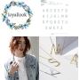 LOYALLOOK Large Sideways Initial Necklace for Women Big Letter Script Name Stainless Steel Pendant Letter Necklace