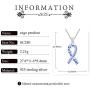 NY Jewelry 925 Sterling Silver Autism Awareness Lettering Ribbon Cage Pendants for Pearl, Pearl Cages for Pearl DIY Jewelry Making
