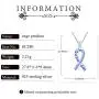 NY Jewelry 925 Sterling Silver Autism Awareness Lettering Ribbon Cage Pendants for Pearl, Pearl Cages for Pearl DIY Jewelry Making